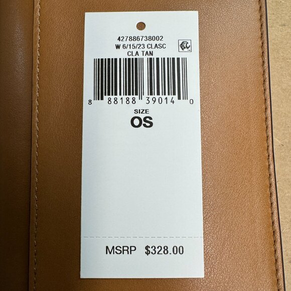 Polo Ralph Lauren Polo ID Leather Chain Wallet & Crossbody – Classic Tan - Picture 13 of 13